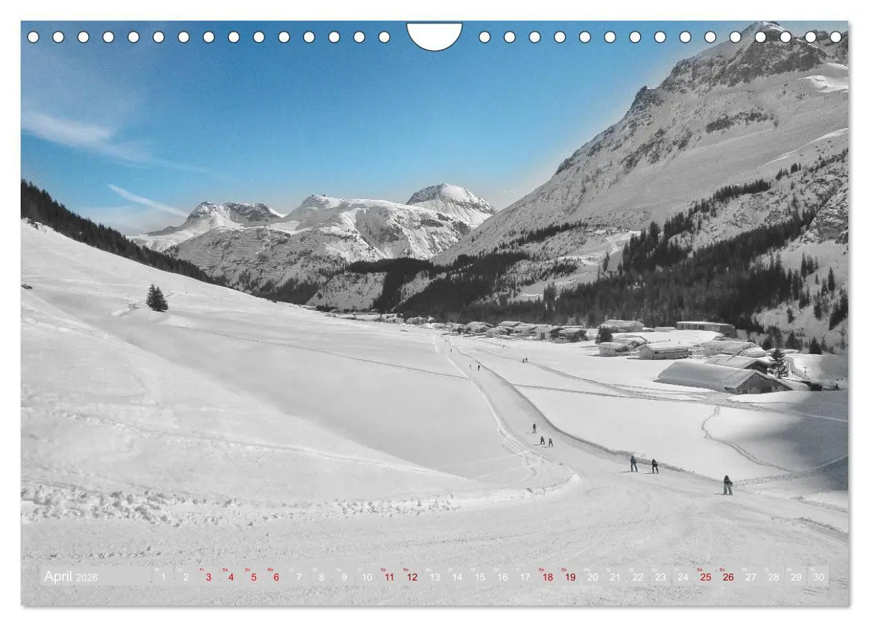 Bild: 9783457794104 | Arlberg - magic of winter (Wandkalender 2026 DIN A4 quer), CALVENDO...