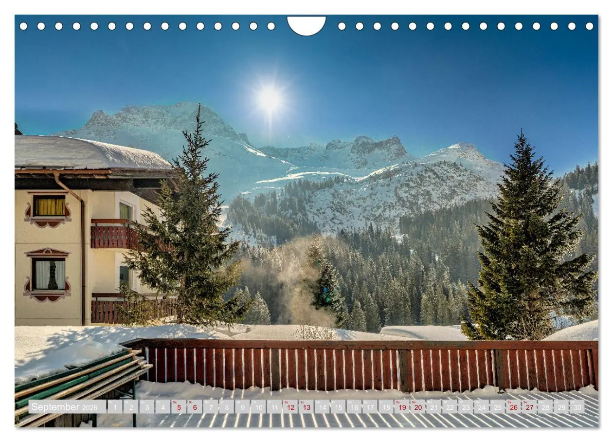Bild: 9783457794104 | Arlberg - magic of winter (Wandkalender 2026 DIN A4 quer), CALVENDO...