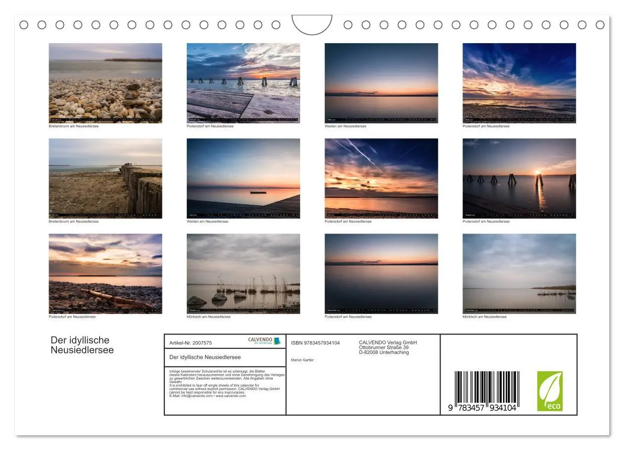 Bild: 9783457934104 | Der idyllische Neusiedlersee (Wandkalender 2026 DIN A4 quer),...