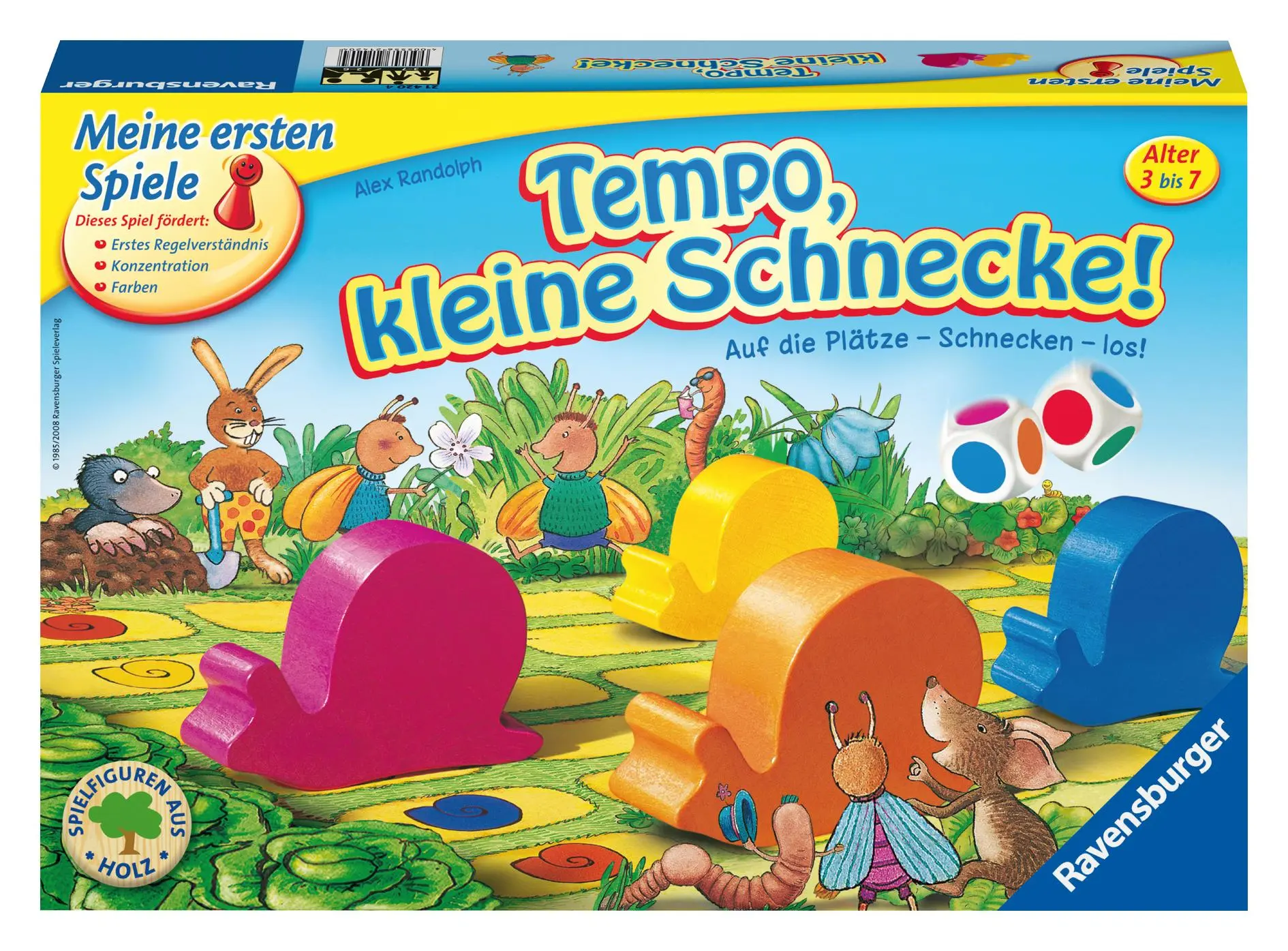 Cover: 4005556214204 | Tempo, kleine Schnecke! | Alex Randolph | Spiel | 21420 | Deutsch