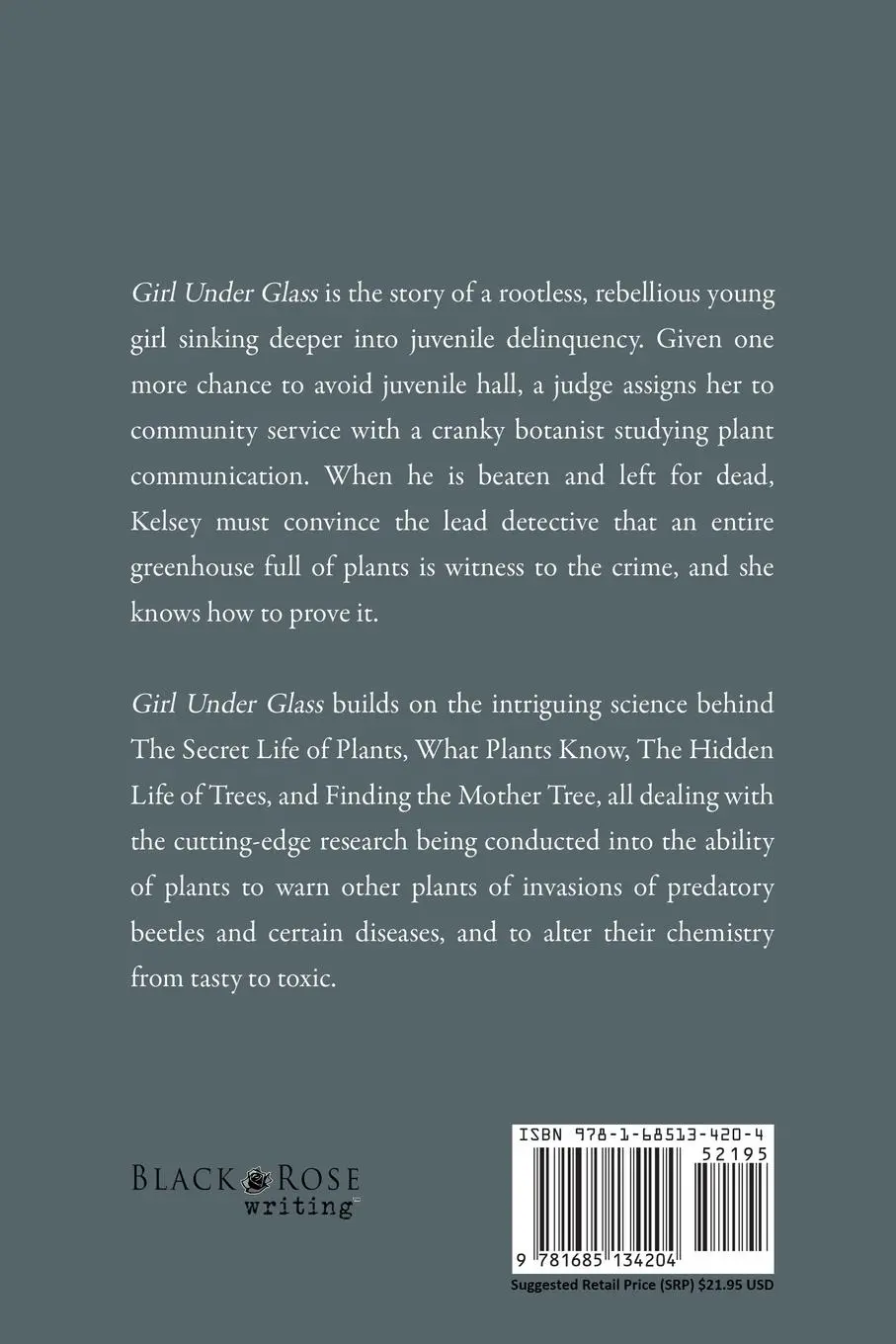 Rückseite: 9781685134204 | Girl Under Glass | Ginny Rorby | Taschenbuch | Englisch | 2024