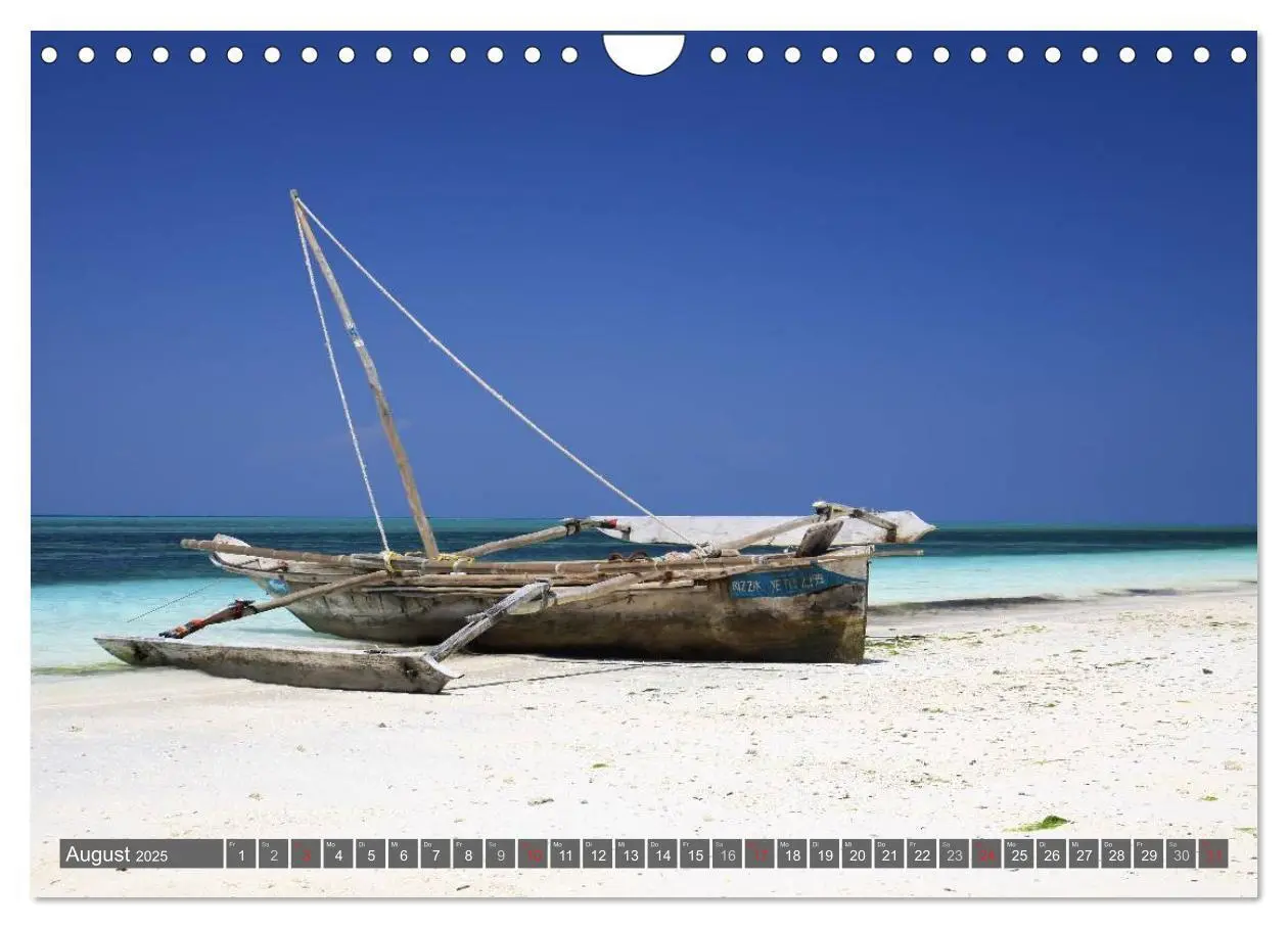 Bild: 9783435834204 | Sansibar (Wandkalender 2025 DIN A4 quer), CALVENDO Monatskalender
