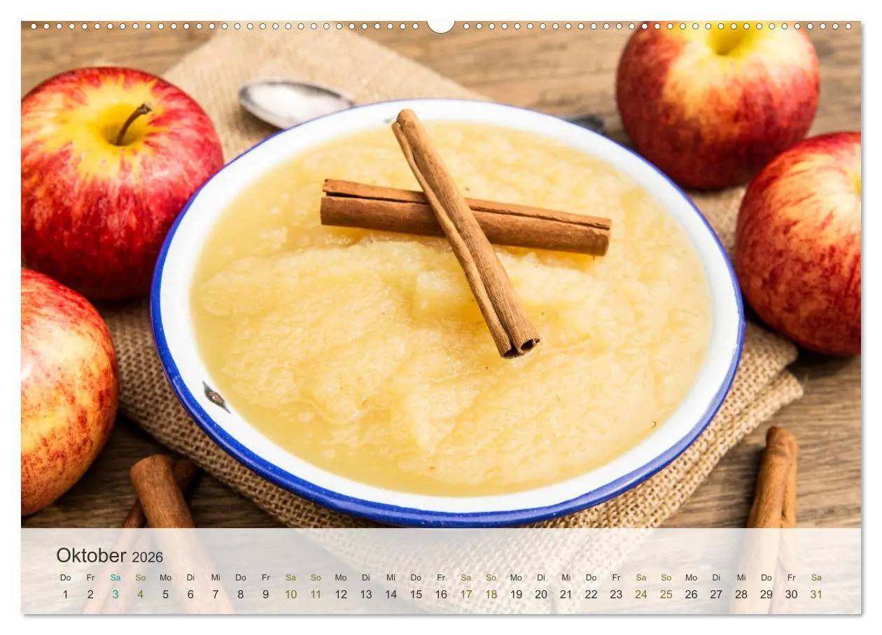 Bild: 9783457304204 | ApfelZEIT - Natürlich köstlich (Wandkalender 2026 DIN A2 quer),...