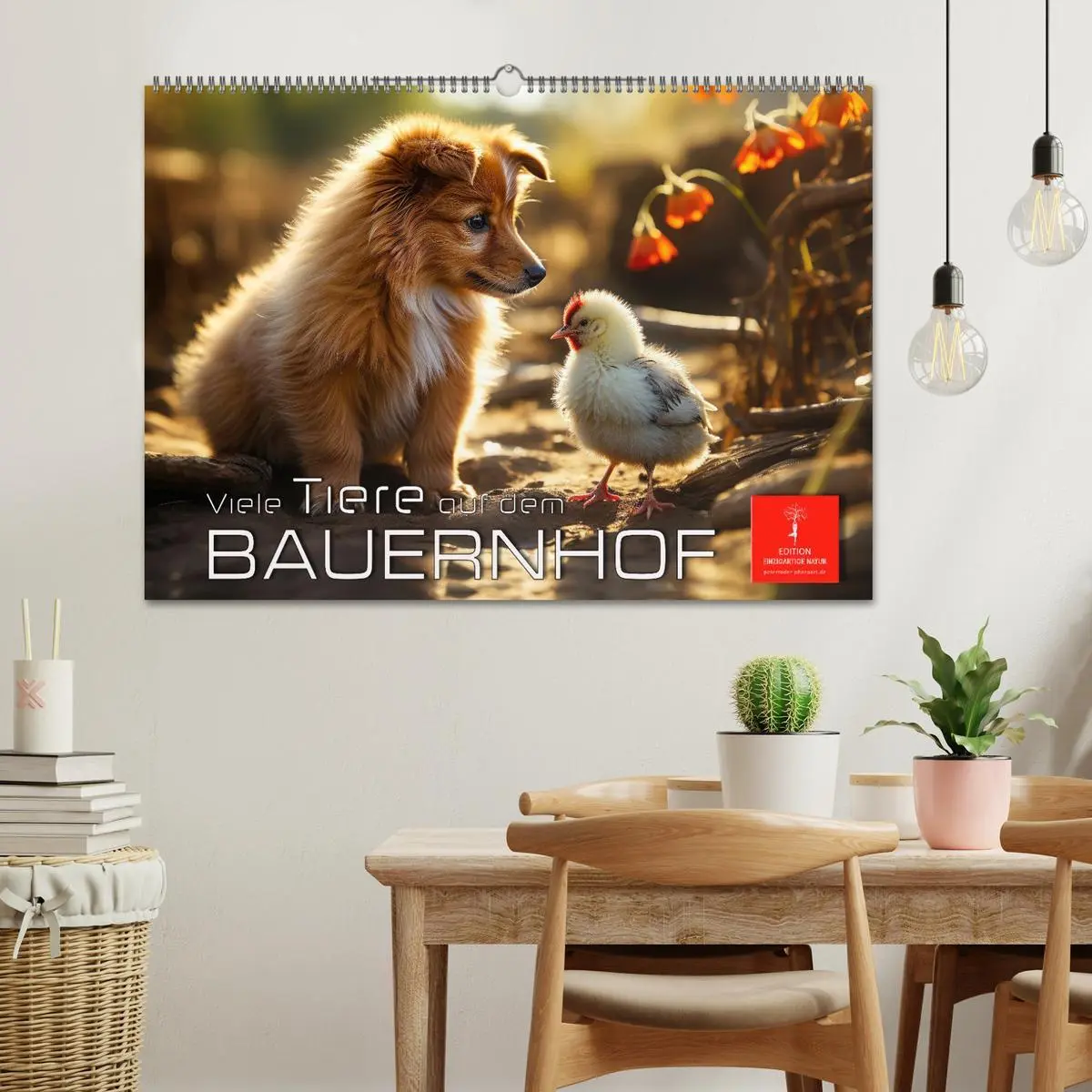 Bild: 9783457474204 | Viele Tiere auf dem Bauernhof (Wandkalender 2026 DIN A2 quer),...