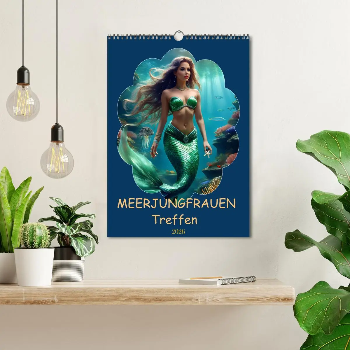 Bild: 9783516254204 | MEERJUNGFRAUEN Treffen (Wandkalender 2026 DIN A3 hoch), CALVENDO...