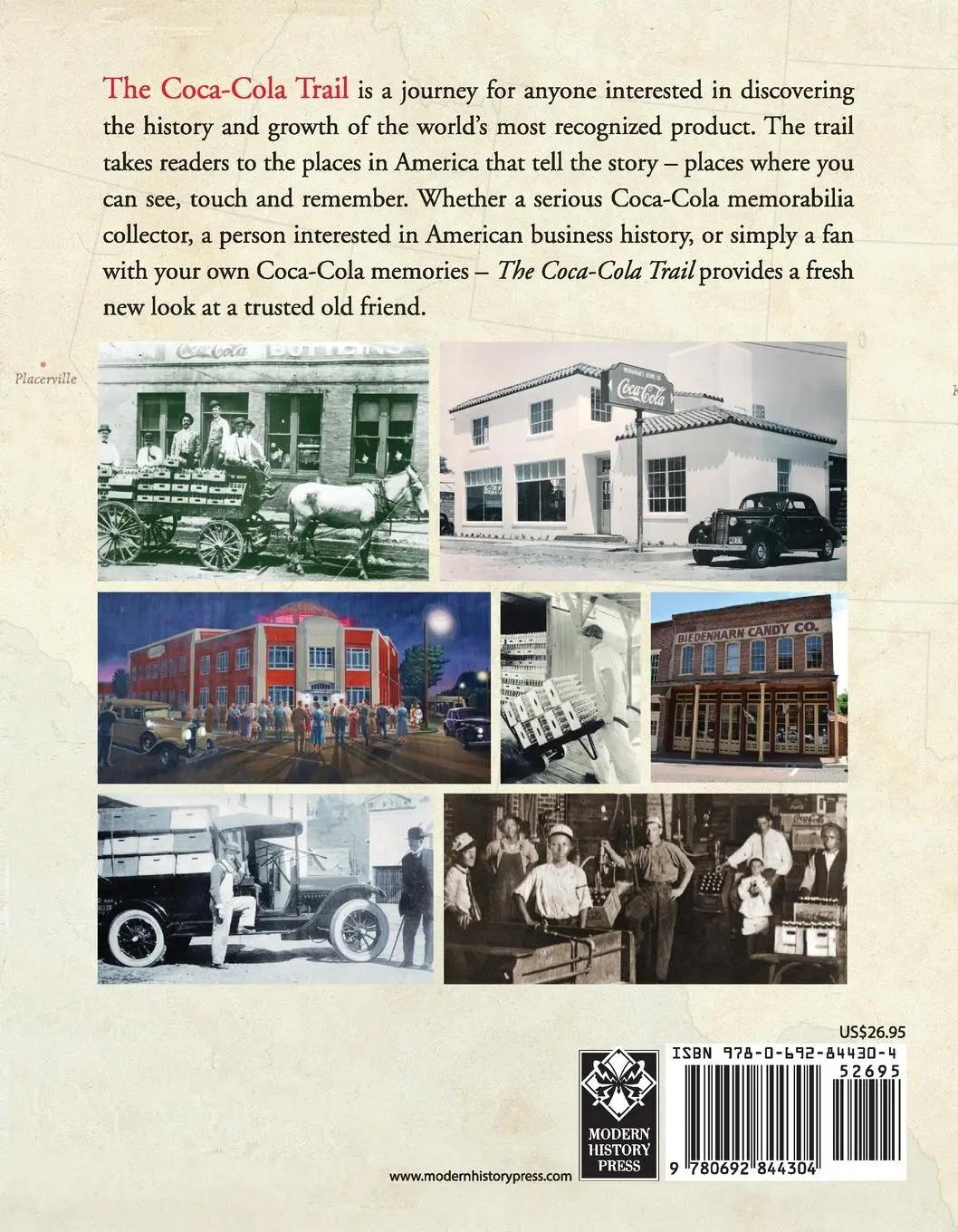 Rückseite: 9780692844304 | The Coca-Cola Trail | People and Places in the History of Coca-Cola