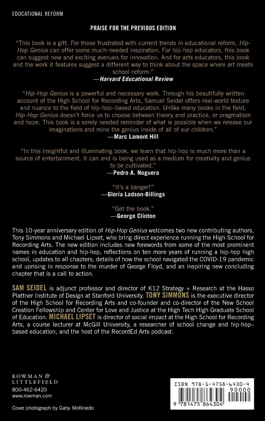 Rückseite: 9781475864304 | Hip-Hop Genius 2.0 | Remixing High School Education | Sam Seidel