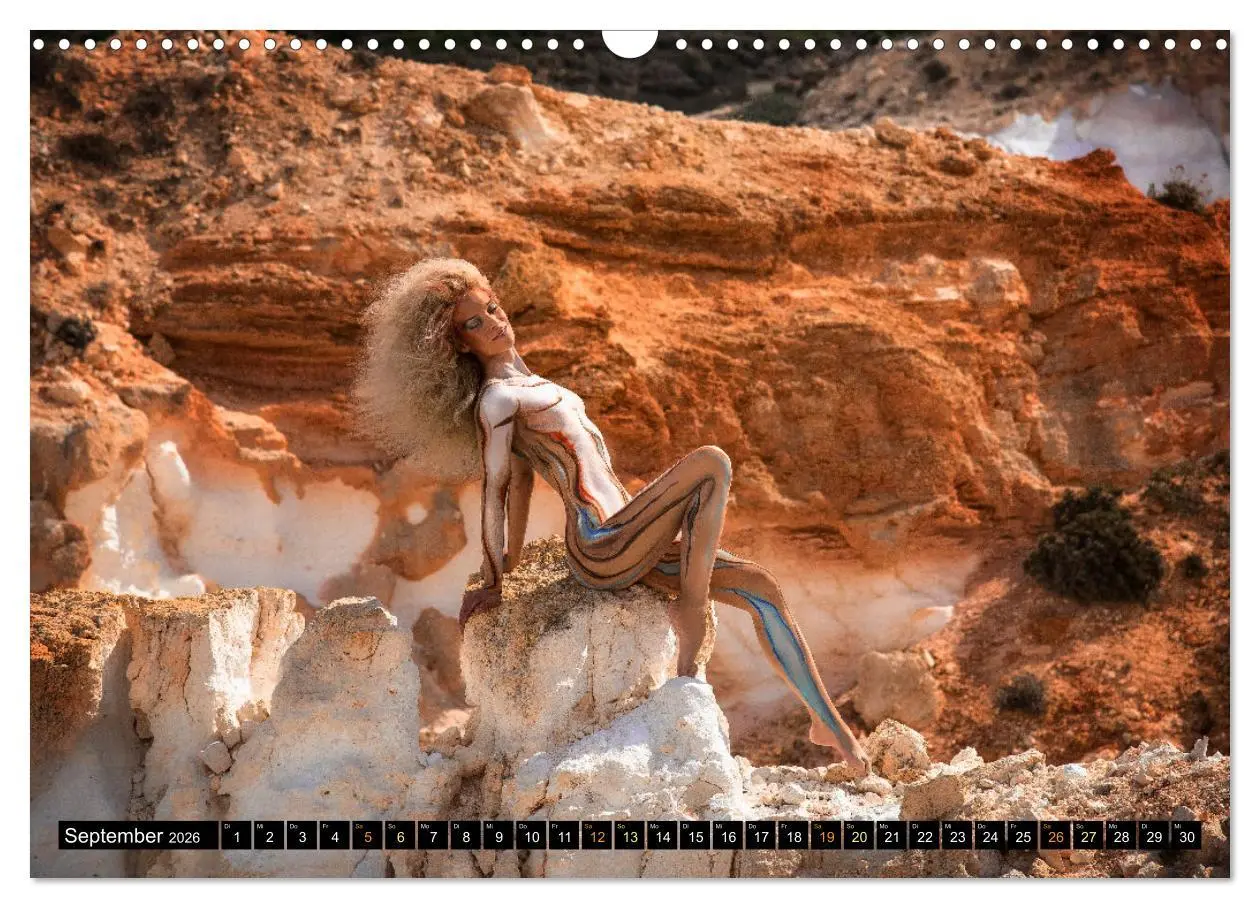 Bild: 9783457534304 | Naturwesen - Bodypainting Körperlandschaften (Wandkalender 2026 DIN...