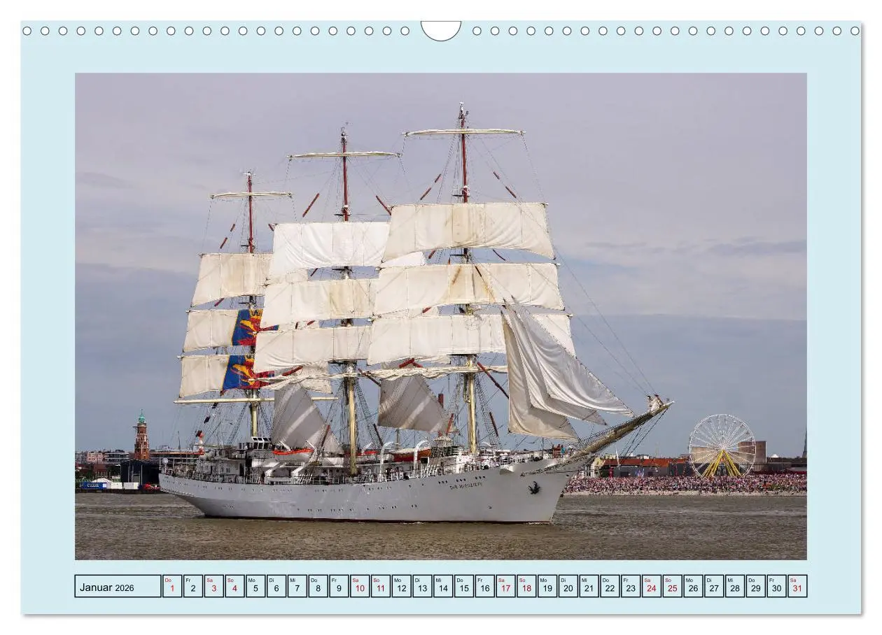 Bild: 9783457774304 | Segelschulschiffe aus aller Welt (Wandkalender 2026 DIN A3 quer),...