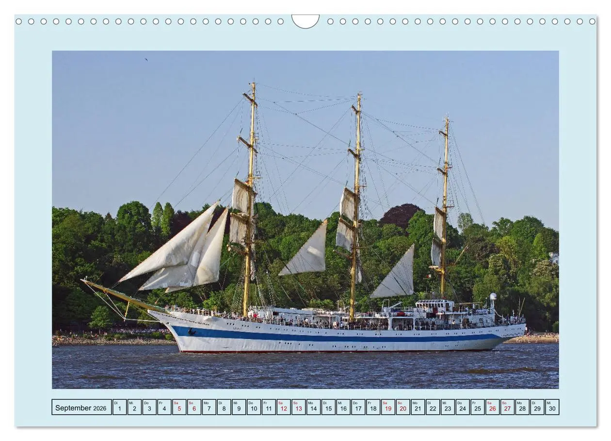 Bild: 9783457774304 | Segelschulschiffe aus aller Welt (Wandkalender 2026 DIN A3 quer),...