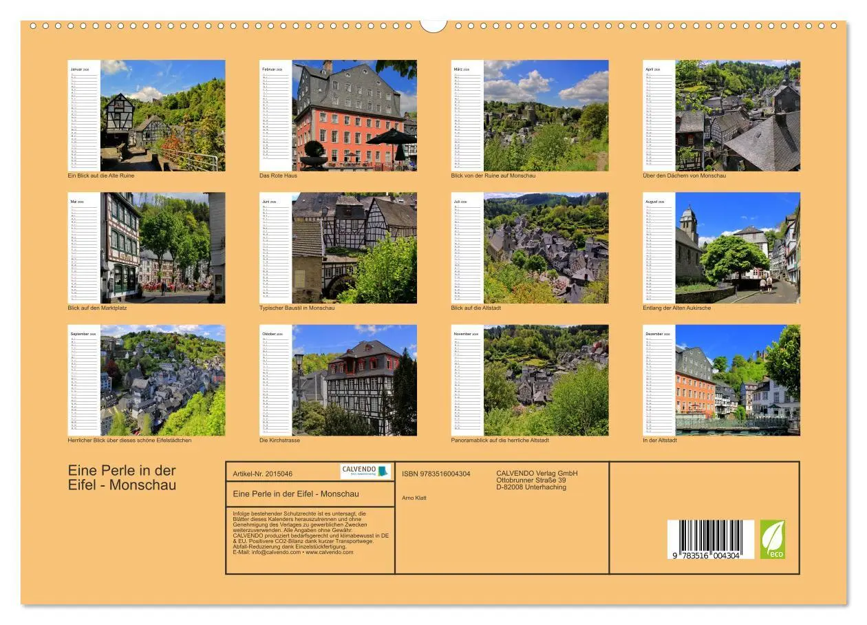 Bild: 9783516004304 | Eine Perle in der Eifel - Monschau (hochwertiger Premium...