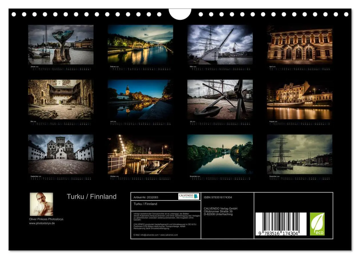 Bild: 9783516174304 | Turku / Finnland (Wandkalender 2026 DIN A4 quer), CALVENDO...