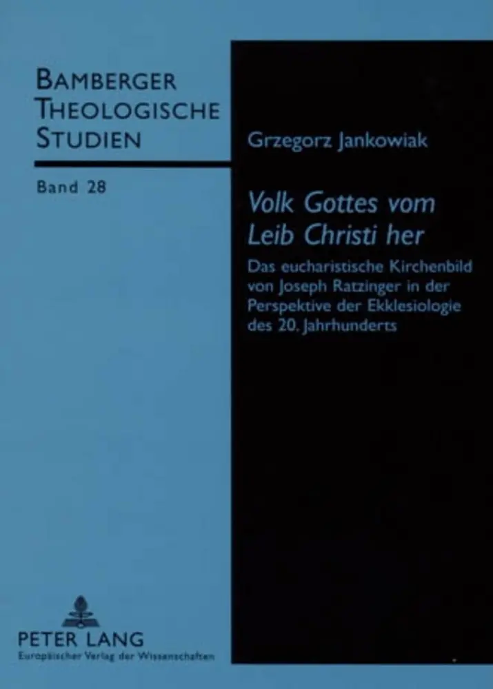 Cover: 9783631534304 | "Volk Gottes vom Leib Christi her" | Grzegorz Jankowiak | Taschenbuch