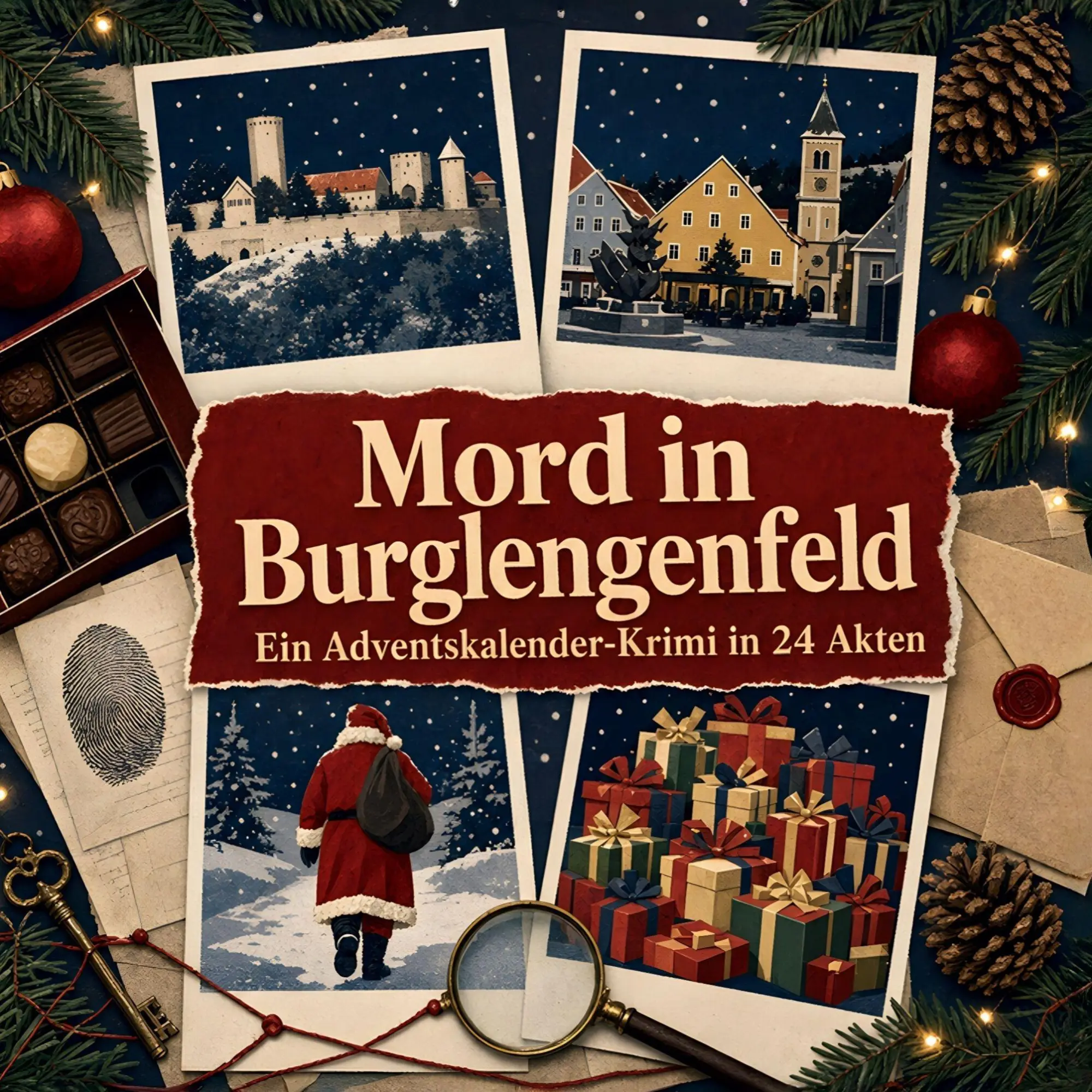Cover: 9783696124304 | Mord in Burglengenfeld | Ein Adventskalender-Krimi in 24 Akten | Buch