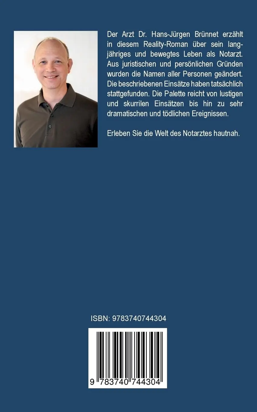 Rückseite: 9783740744304 | Der Blaulichtarzt | Sekunden entscheiden | Tom Brown | Taschenbuch