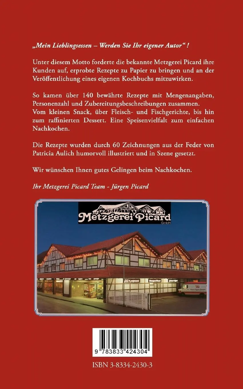Rückseite: 9783833424304 | "Mein" Rezepte-Allerlei | Jürgen Picard | Taschenbuch | 176 S. | 2005