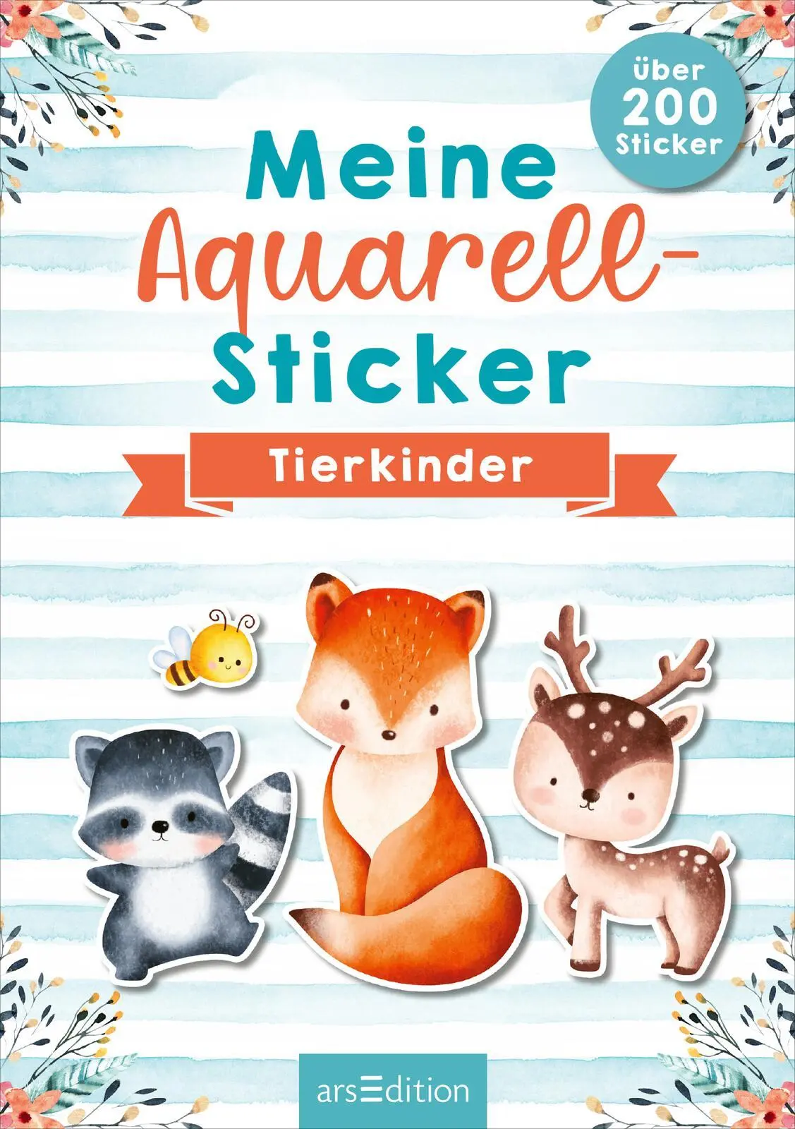 Bild: 4014489134404 | Meine Aquarell-Sticker - Tierkinder | Über 200 Sticker | 16 S. | 2024