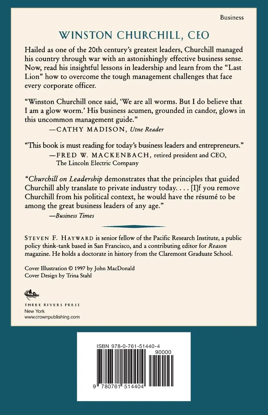 Rückseite: 9780761514404 | Churchill on Leadership | Executive Success in the Face of Adversity