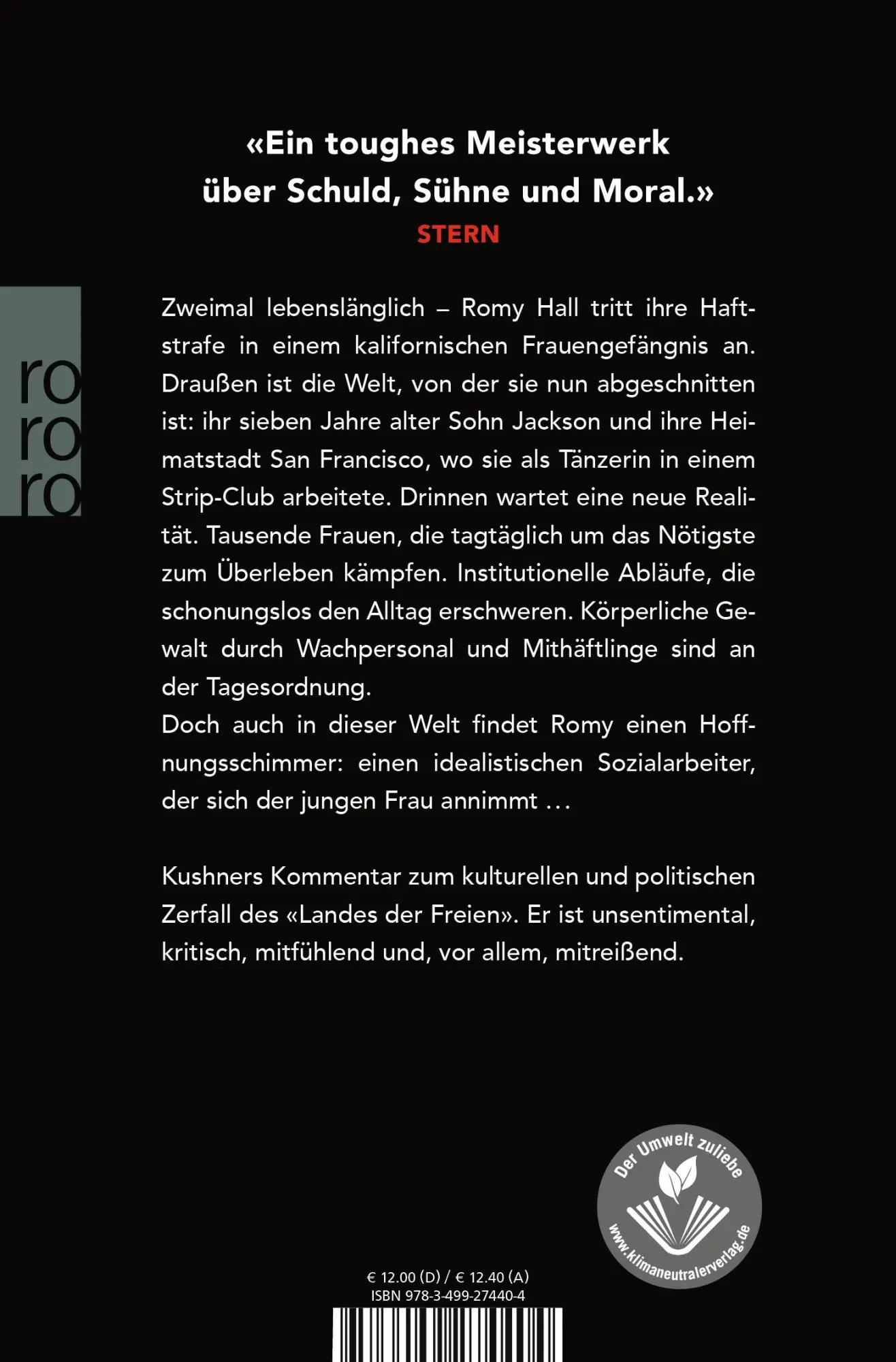Rückseite: 9783499274404 | Ich bin ein Schicksal | Rachel Kushner | Taschenbuch | 400 S. | 2020