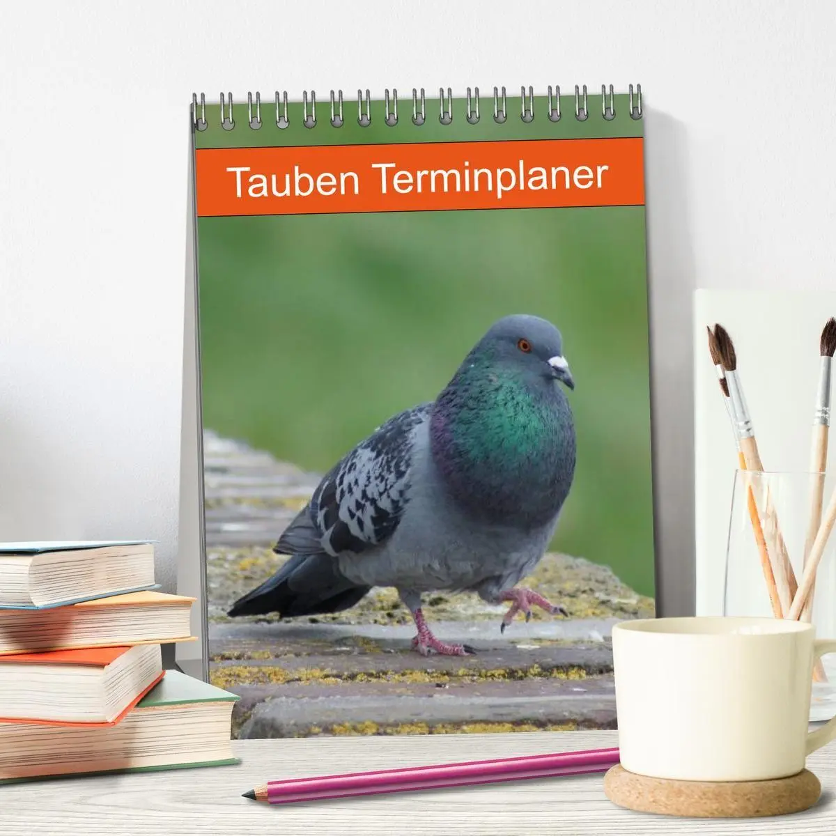 Bild: 9783569944404 | Tauben Terminplaner (Tischkalender 2027 DIN A5 hoch), CALVENDO...