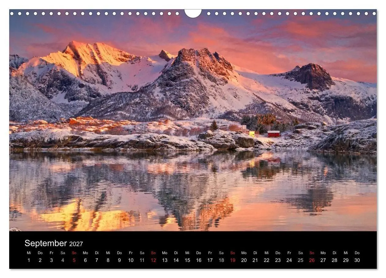 Bild: 9783594214404 | Norwegen (Wandkalender 2027 DIN A3 quer), CALVENDO Monatskalender