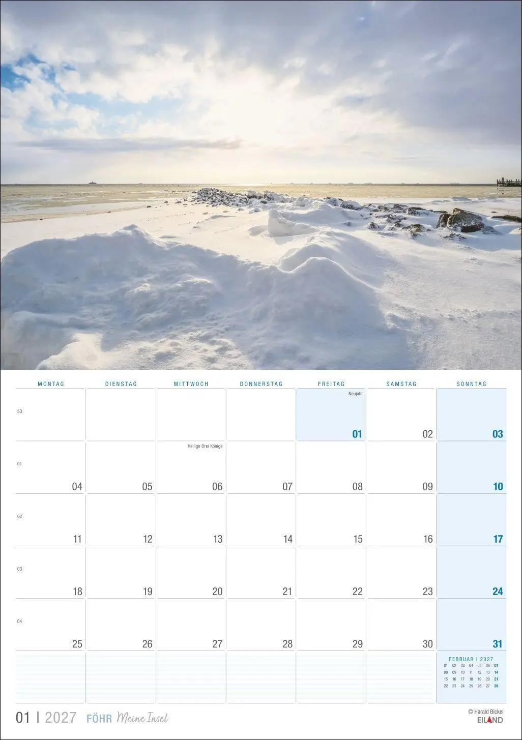 Bild: 9783964024404 | Föhr ...meine Insel Kalender 2027 | Eiland | Kalender | 13 S. | 2027