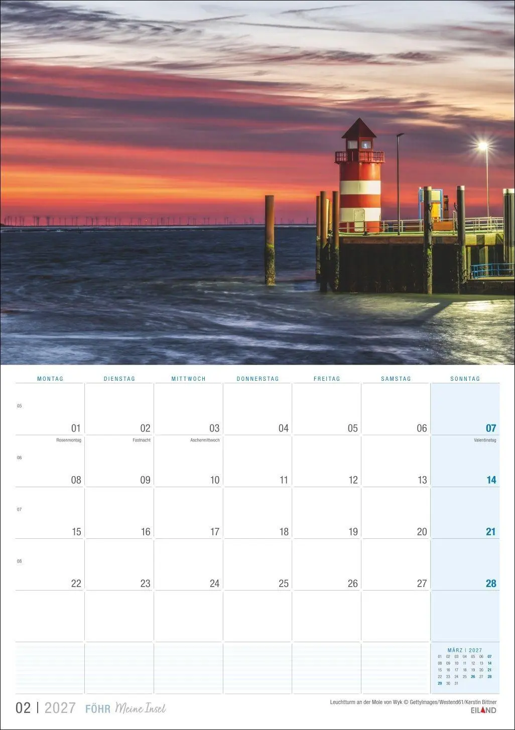 Bild: 9783964024404 | Föhr ...meine Insel Kalender 2027 | Eiland | Kalender | 13 S. | 2027