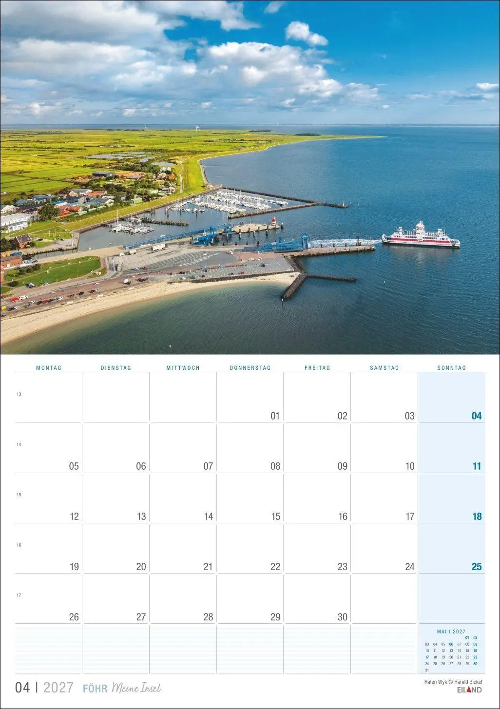 Bild: 9783964024404 | Föhr ...meine Insel Kalender 2027 | Eiland | Kalender | 13 S. | 2027
