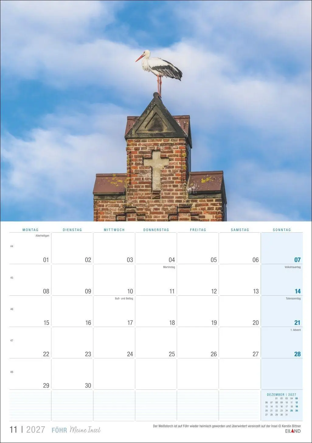 Bild: 9783964024404 | Föhr ...meine Insel Kalender 2027 | Eiland | Kalender | 13 S. | 2027