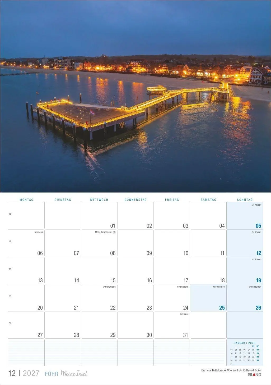 Bild: 9783964024404 | Föhr ...meine Insel Kalender 2027 | Eiland | Kalender | 13 S. | 2027
