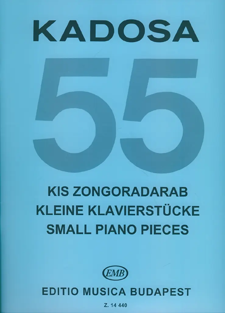 Cover: 9790080144404 | 55 kleine Klavierstücke für Klavier | Pál Kadosa | Buch | 2004