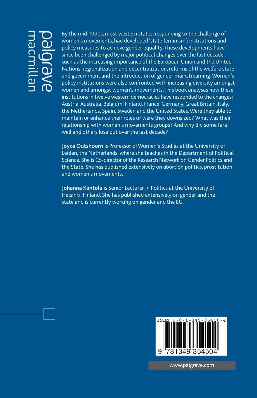 Rückseite: 9781349354504 | Changing State Feminism | J. Kantola (u. a.) | Taschenbuch | xxii