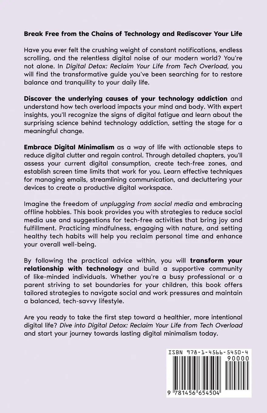 Rückseite: 9781456654504 | Digital Detox | Reclaim Your Life from Tech Overload | Jordan Blake