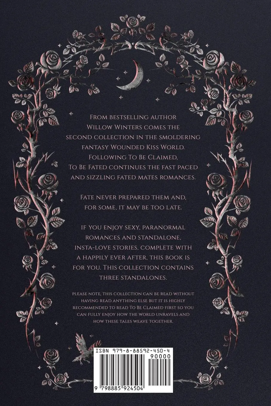 Rückseite: 9798885924504 | To Be Fated | Willow Winters | Taschenbuch | Englisch | 2024