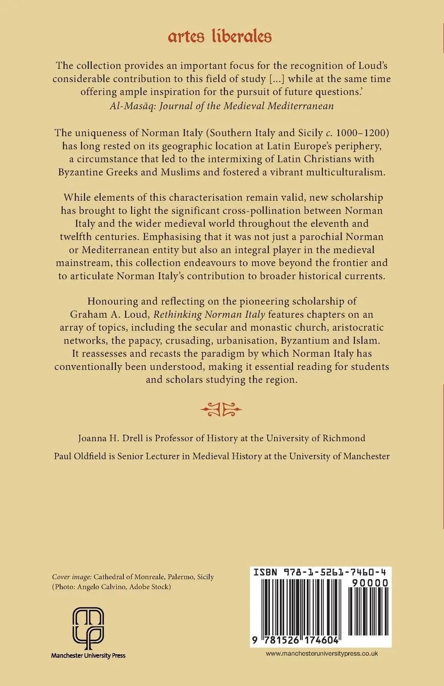 Rückseite: 9781526174604 | Rethinking Norman Italy | Studies in honour of Graham A. Loud | Buch