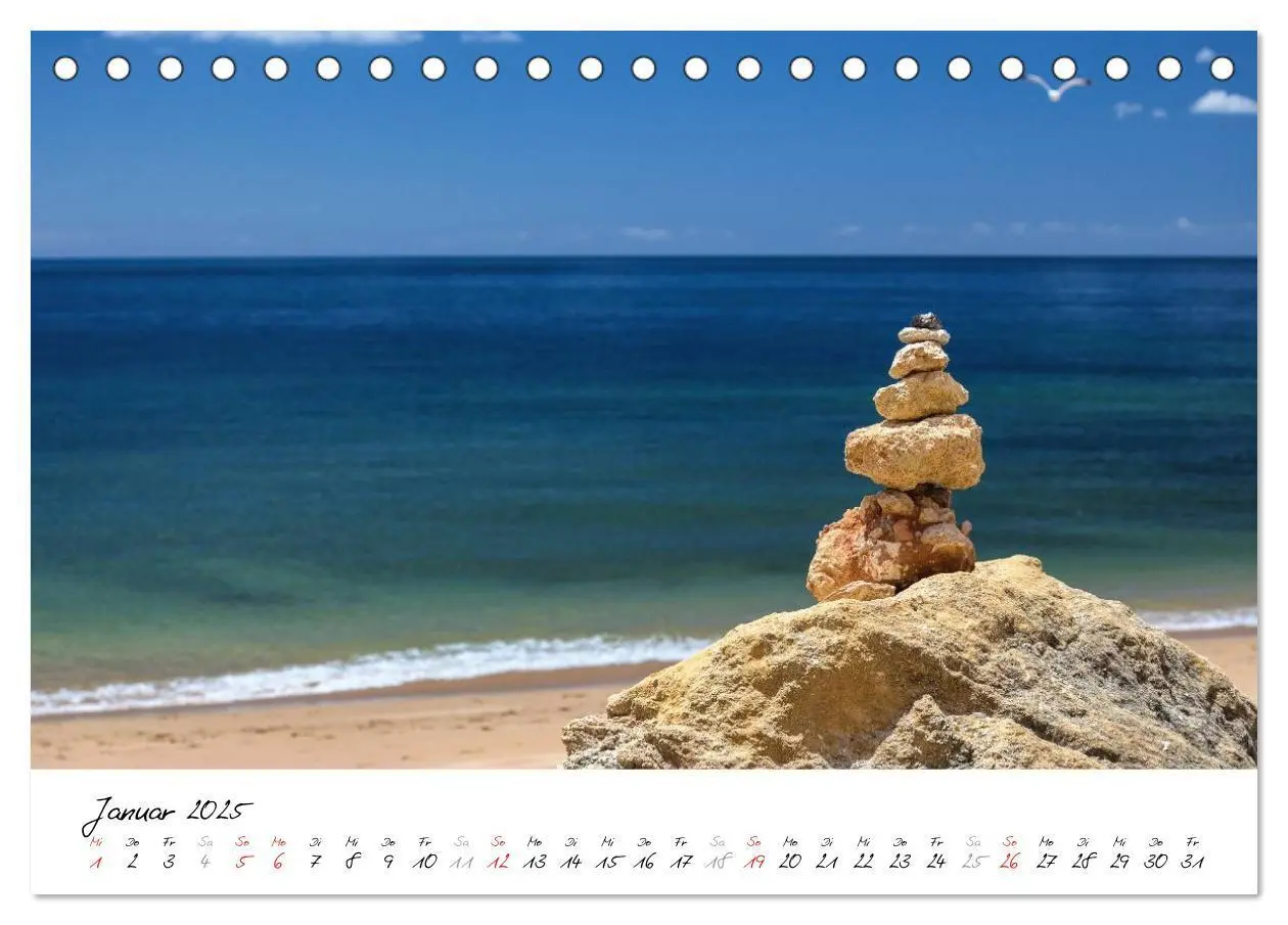 Bild: 9783435654604 | Die portugiesische Atlantikküste - Algarve (Tischkalender 2025 DIN...