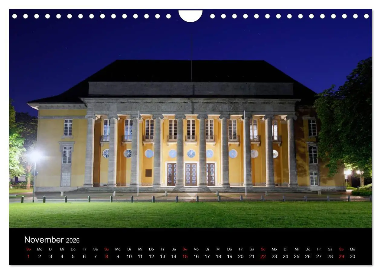 Bild: 9783516074604 | Oldenburg bei Nacht (Wandkalender 2026 DIN A4 quer), CALVENDO...