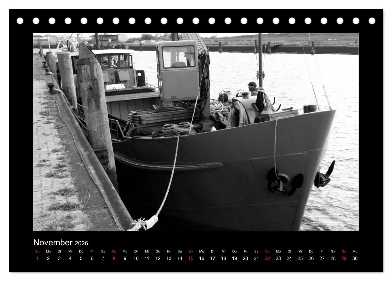 Bild: 9783516144604 | Alte Schiffe (Tischkalender 2026 DIN A5 quer), CALVENDO Monatskalender