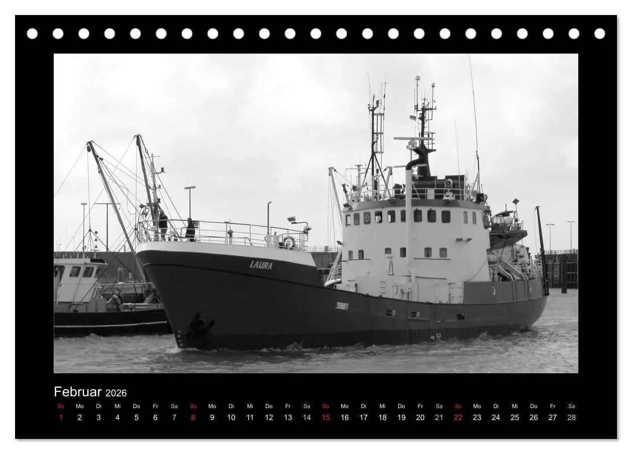 Bild: 9783516144604 | Alte Schiffe (Tischkalender 2026 DIN A5 quer), CALVENDO Monatskalender