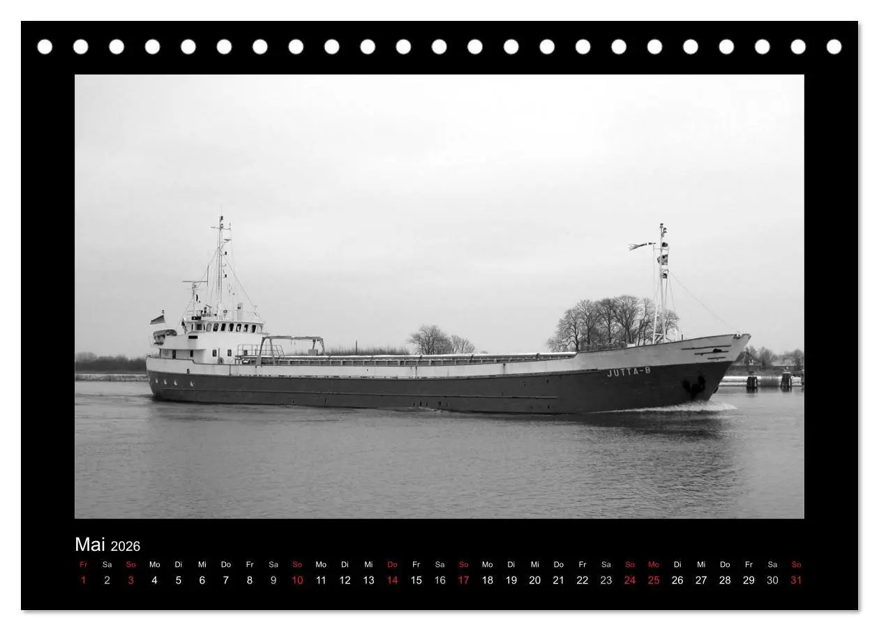 Bild: 9783516144604 | Alte Schiffe (Tischkalender 2026 DIN A5 quer), CALVENDO Monatskalender