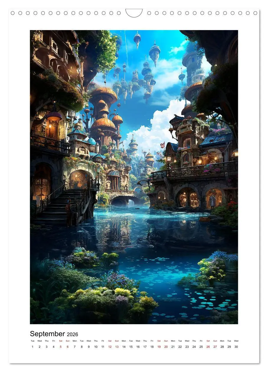 Bild: 9783516524604 | Incredibly Cool Places (Wall Calendar 2026 DIN A3 portrait),...