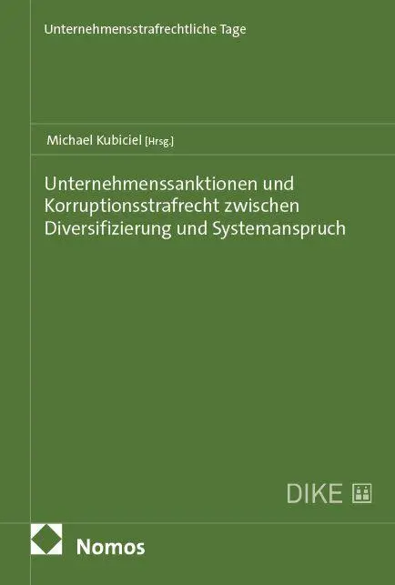 Cover: 9783756034604 | Unternehmenssanktionen und Korruptionsstrafrecht zwischen...