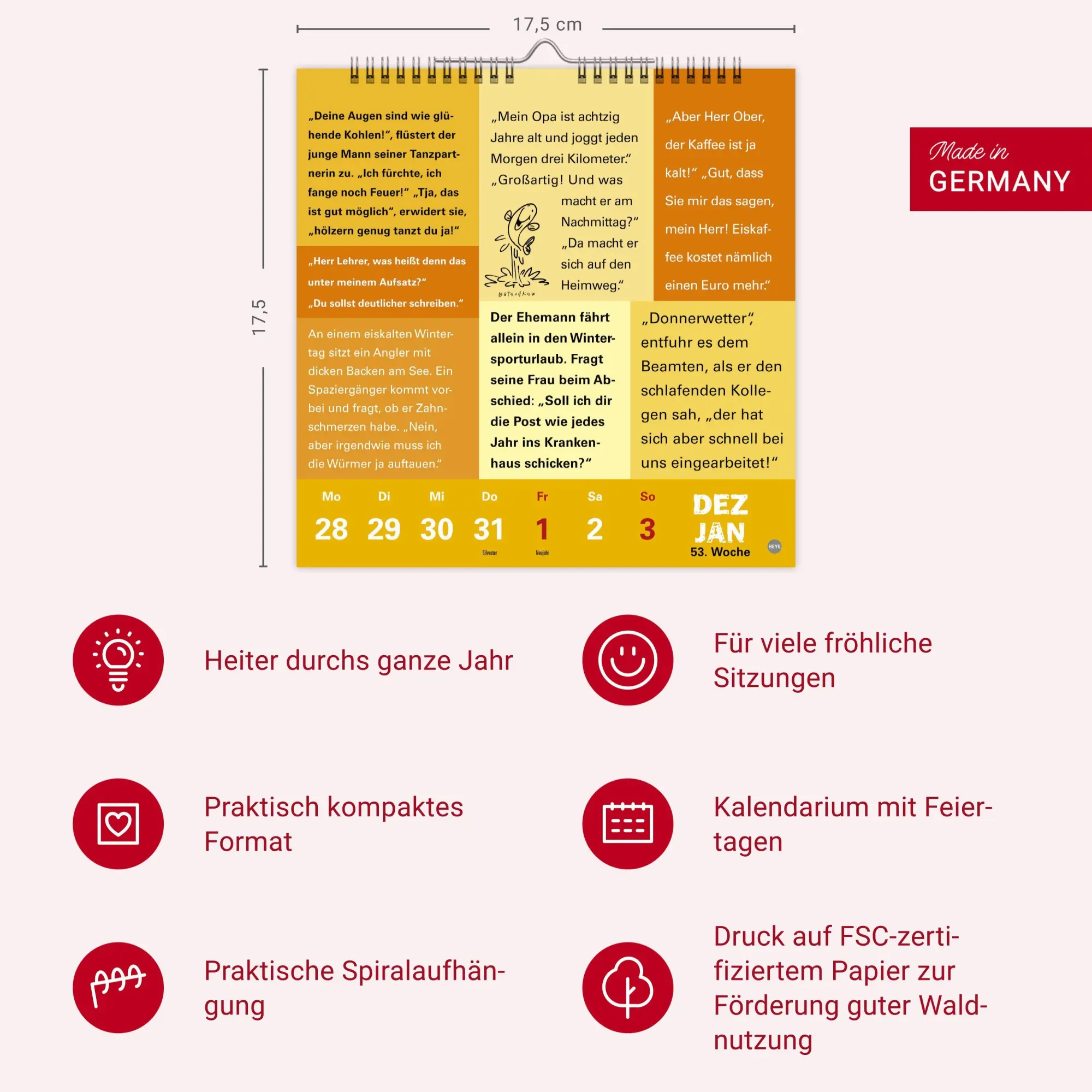Bild: 9783756414604 | Witze fürs Klo Kalender 2027 | Kalender | Spiralbindung | 58 S. | 2027
