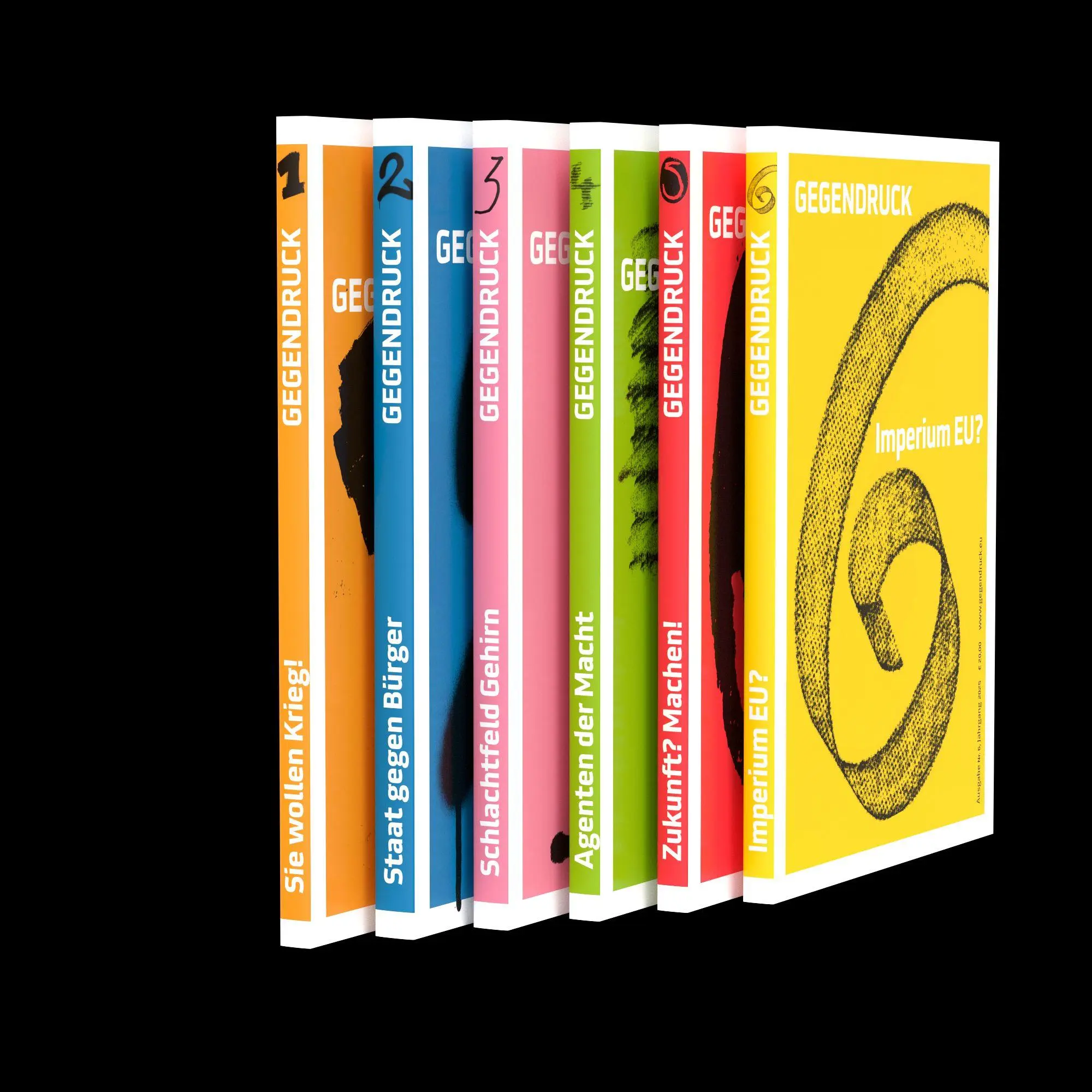 Cover: 9783911394604 | Gegendruck. Ausgaben 1 - 6 im Bundle | Manova | Taschenbuch | Deutsch