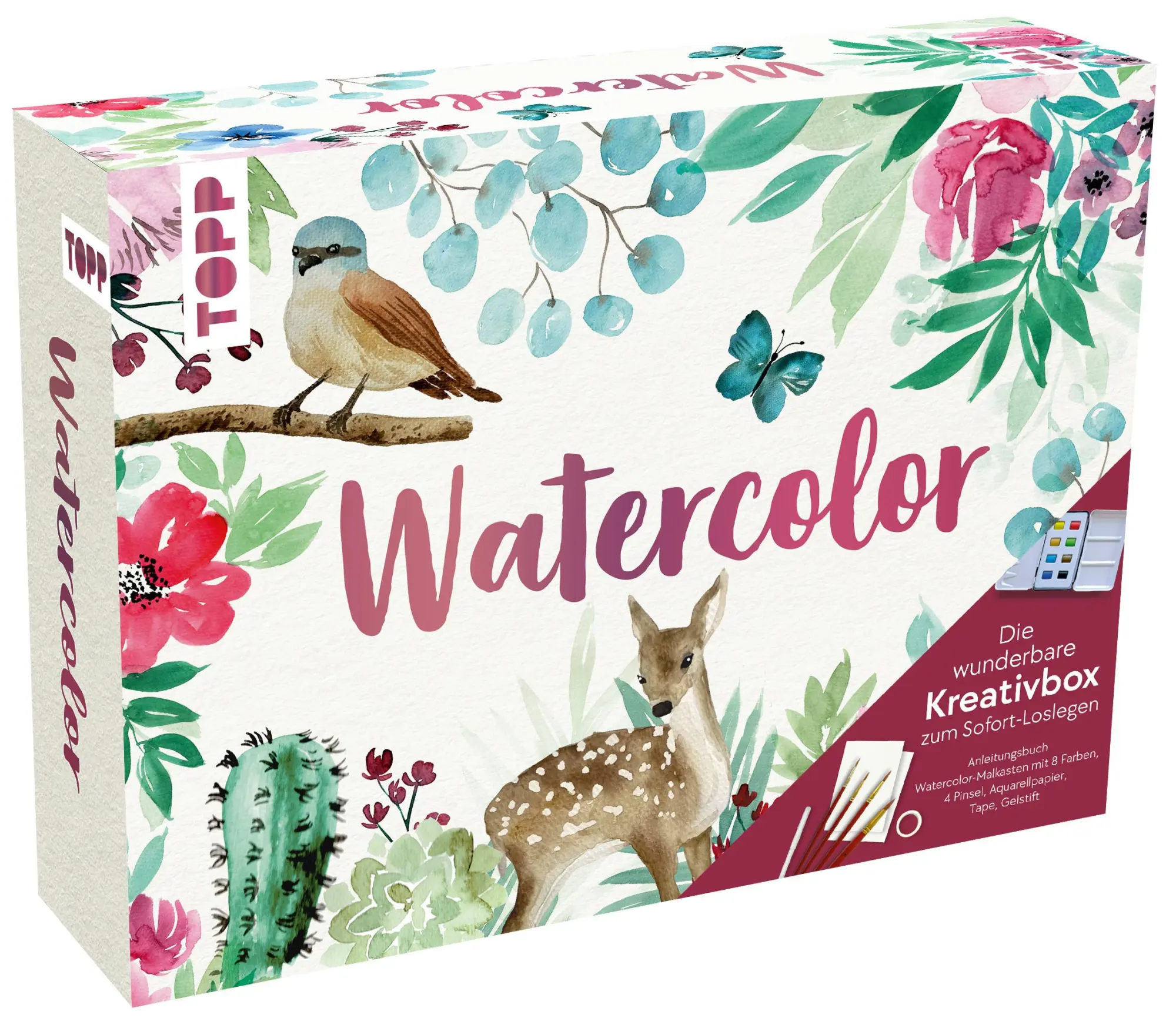 Cover: 4007742184704 | Watercolor - Die wunderbare Kreativbox. Mit Anleitungsbuch und...