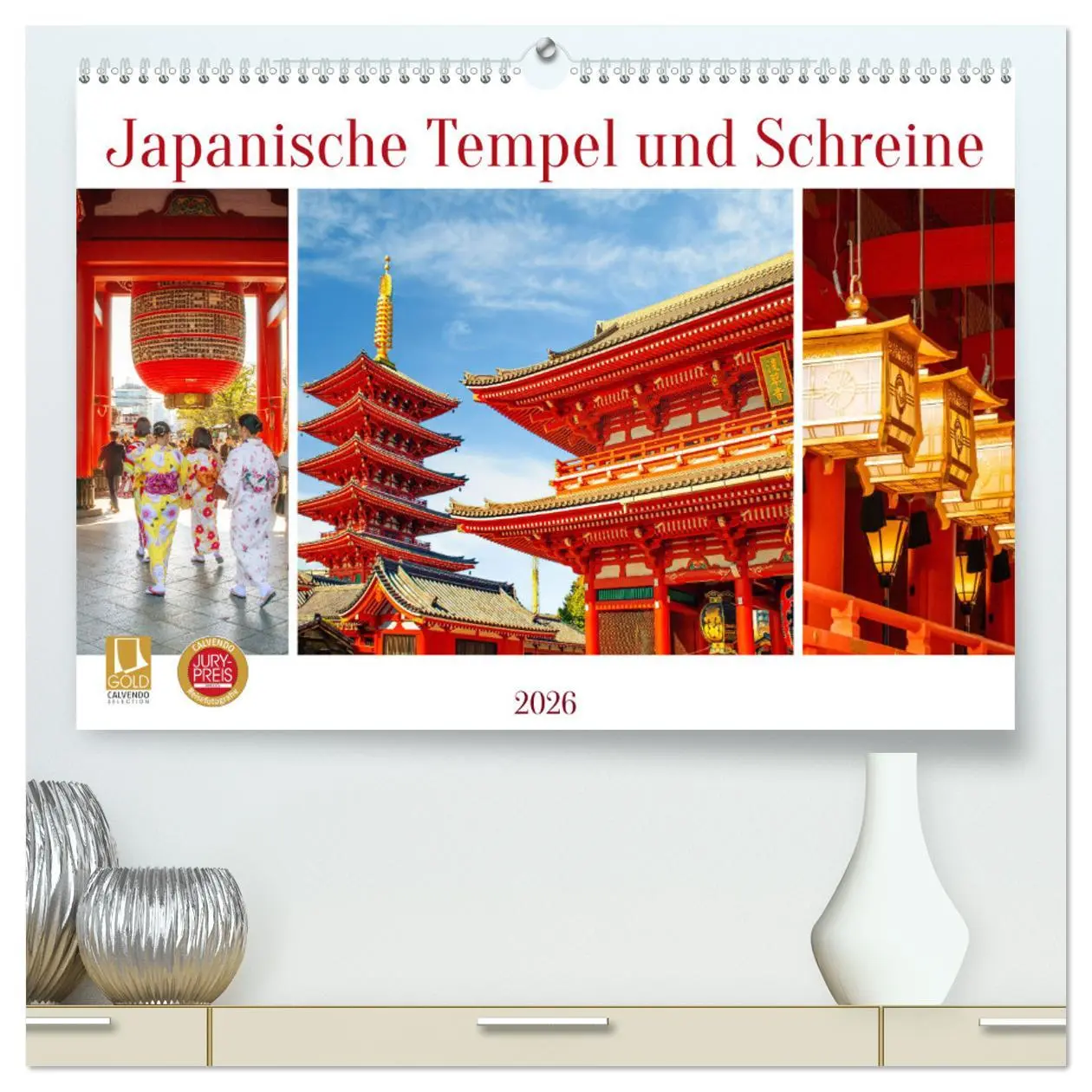 Cover: 9783457284704 | Japanische Tempel und Schreine (hochwertiger Premium Wandkalender...