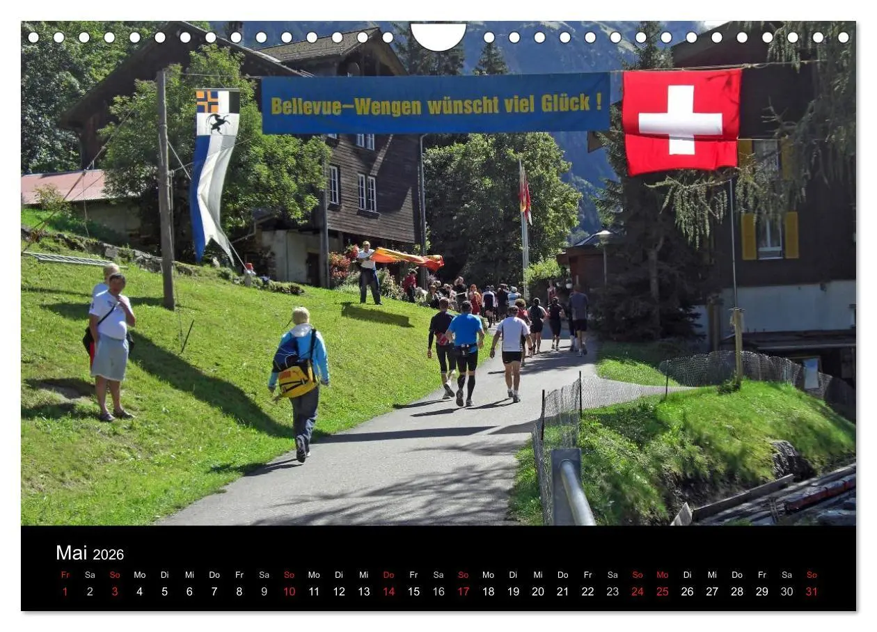 Bild: 9783516204704 | Der Jungfrau-Marathon (Wandkalender 2026 DIN A4 quer), CALVENDO...