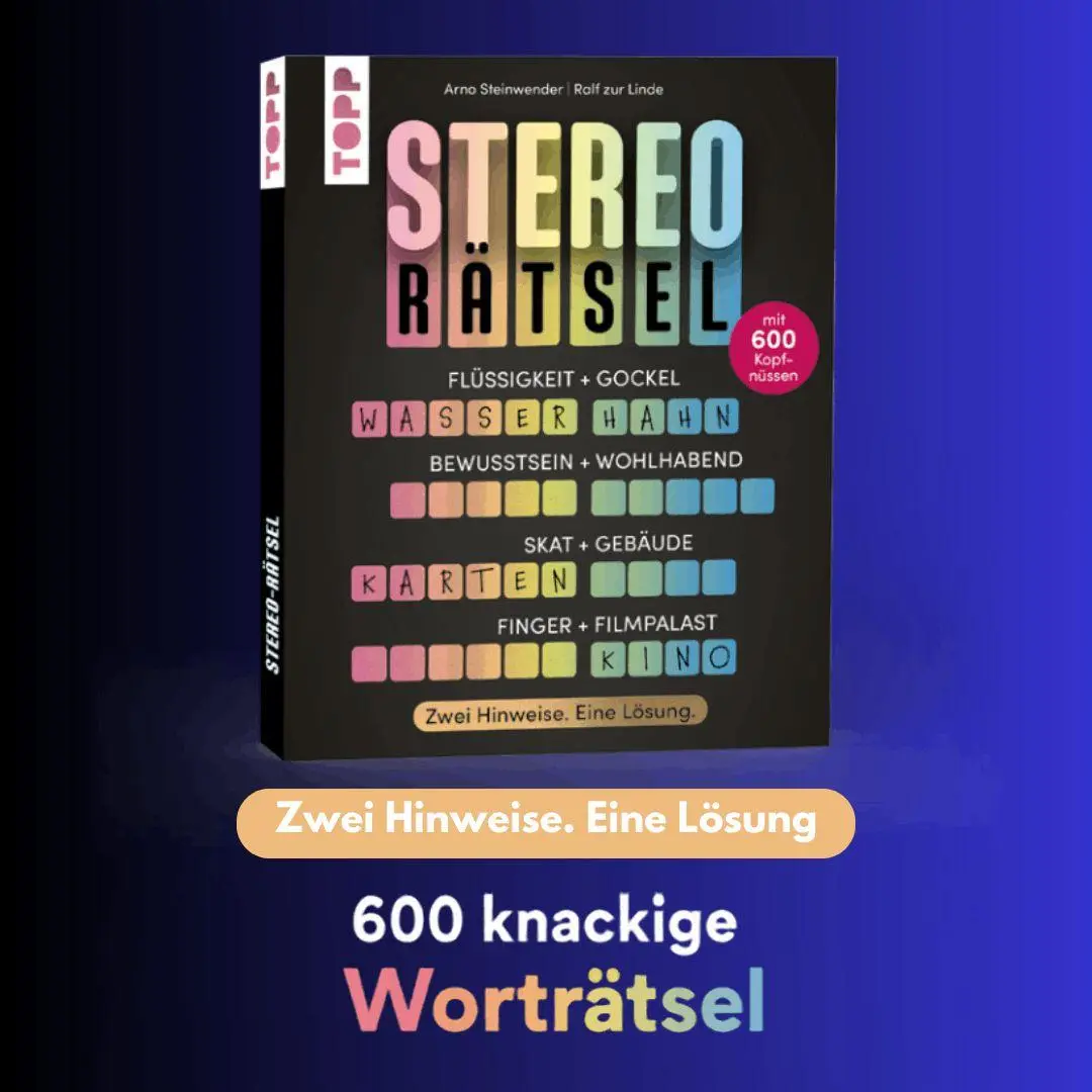 Bild: 9783735854704 | Stereo-Rätsel - Zwei Hinweise, eine Lösung | Arno Steinwender (u. a.)