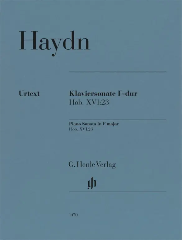 Cover: 9790201814704 | Joseph Haydn - Klaviersonate F-dur Hob. XVI:23 | Georg Feder | Buch
