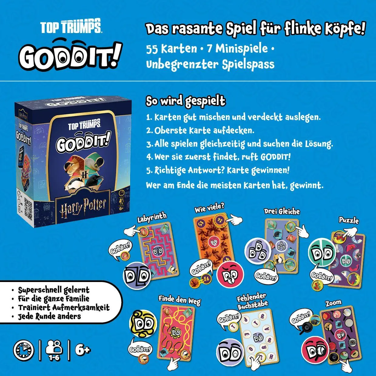 Bild: 5036905064804 | Goddit Harry Potter | Spiel | Deutsch | 2026 | Winning Moves